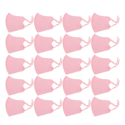 Yuecoom 20 Staubmasken, Leicht, Anpassungsfähig, Atmungsaktiv, Waschbar, Wiederverwendbar, Für Männer Und Frauen, Praktisches Geschenk(Rosa) von Yuecoom