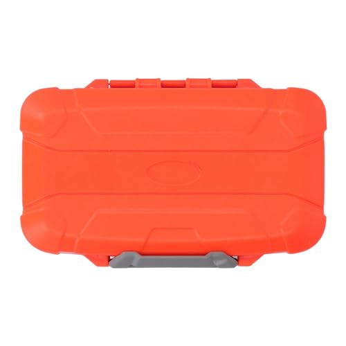 Yuecoom Angelgeräte-Organizer, 4-seitig, Stoßfest, Doppelte Öffnung, Wasserdicht, Multifunktionale Tackle-Box Für Angelzubehör(orange) von Yuecoom