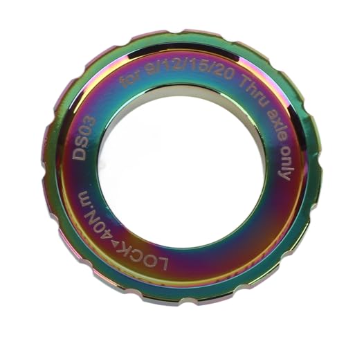 Yuecoom Meijun Centerlock Locking Aluminiumlegierung Hochstärke Mountain Bike Disc Rotor Lock Ring (Bunt) von Yuecoom