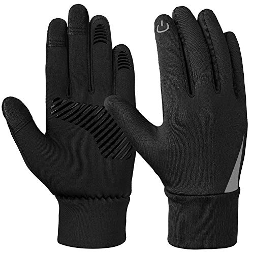 YukiniYa Kinder Handschuhe Winter Warm Dickes Weiches Fleece Wasserabweisend Touchscreen Anti-Rutsch für Jungen Mädchen 3-15 Jahre von YukiniYa