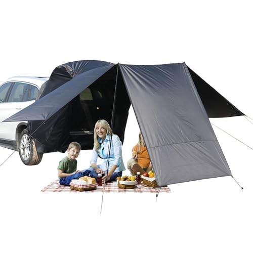 Yulokdwi Autozelte für Camping-SUV,SUV-Heckklappenzelt | Tragbares Schrägheckzelt - SUV-Campingzelt für 5–8 Personen, geräumiges Kofferraumzelt für Reisen, Camping, Heckklappe im Freien von Yulokdwi