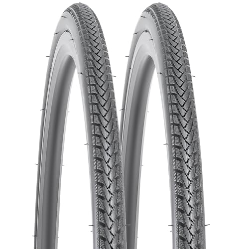 YunSCM 2PCS 24 Zoll Fahrradreifen 24x1.0 Mantel 25-540 60TPI Folding Sports Rollstuhlreifen Non-Scratch Compound mit 1.2MM Antipuncture Protection Kompatibel mit 24 x 1.0 24x1 Rollstuhlreifen von YunSCM