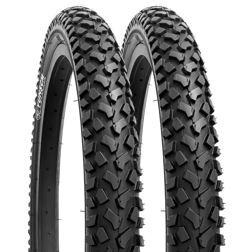 YunSCM 2-PCS 20 Zoll Reifen 20x2.125 Mantel 57-406 kompatibel Mountainbike, Road Bike, City Bike 20x2.10 20x2.125 20x2.25 Fahrradreifen Faltbarer von YunSCM
