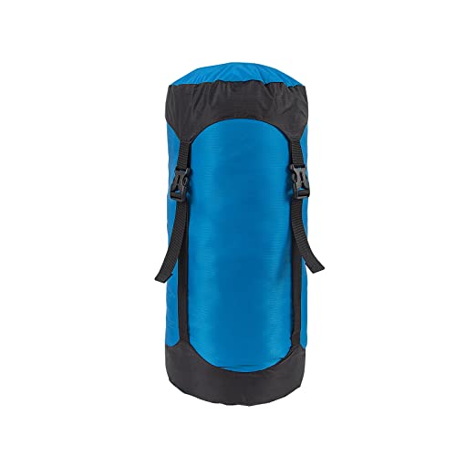 Yundxi Kompressionssack, 5L/8L/18L/25L/35L Leichte Kompressionssäcke Taschen Schlafsack Sachen Aufbewahrungssäcke für Rucksacktouren Camping Wandern (Blau,18L) von Yundxi