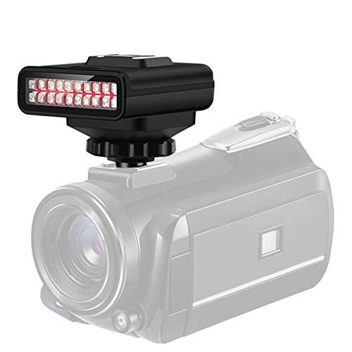 Kamera-Infrarot-Nachtsicht, tragbare LN-3 IR-Nacht-LED-Licht 20PCS Lampen, USB wiederaufladbare einstellbare Illuminator Ersatz, für Indoor Outdoor Fotografie Beleuchtung Zubehör von Yunir
