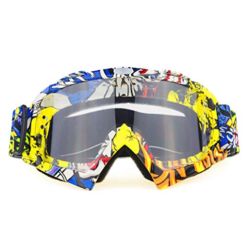 Yunobi Motocross Brille - Motobike Reitbrille Brille Winddicht Schutzbrille Motorrad Dirt Bike ATV für Erwachsene und Jugendliche von Yunobi