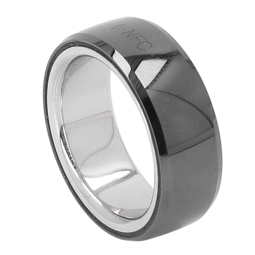 Tragbarer Smart Ring, APP-Anzeige BT 5.1 Smart Health Ring für Sport (Größe 23, 20,6 mm Innendurchmesser für 64,6 mm) von Yunseity