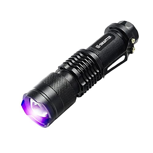 Taschenlampe Led Aufladbar, Lumen LED Taschenlampe Extrem Hell, Ultra Blacklight Lamp Inspection NM Light Torch Taschenlampe LED Violet 395 Taschenlampe für Camping, Outdoor, Wandern, Notfälle von Yunyahe