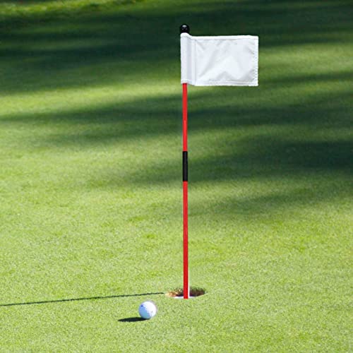 Yusheng Golf Flag Set, Putting-übungsgrünflaggenstock Loch Cup Set, Golffahne Mit Golfloch,Abnehmbares Golf-Putting Professional Golf Flagge von Yusheng