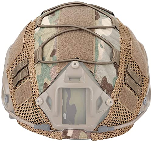 Multicam Tactical Airsoft Helmabdeckung, geeignet für L-förmigen kugelsicheren Schnellhelm und L/X-förmigen PJ-Helm CS Wargame-Helmabdeckung (für Ops-Core PJ/BJ/MH-Helm) von Yuting