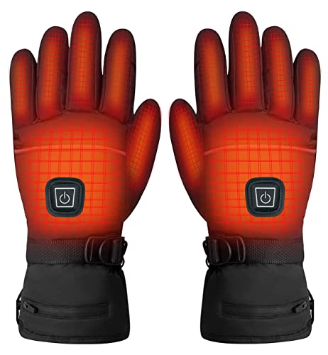 Z-YQL Touchscreen Beheizte Handschuhe Winterheizung Handwärmer für Damen Herren Skifahren Snowboarden Radfahren Wandern von Z-YQL