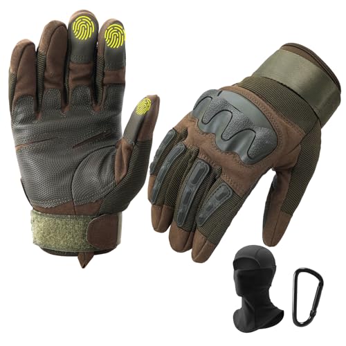 ZAIXIA Handschuhe,Taktische Handschuhe,Motorrad Handschuhe,Touchscreen Handschuhe Atmungsaktiv, für Outdoor Sport, Motorrad Wandern Klettern,Motorcross von ZAIXIA