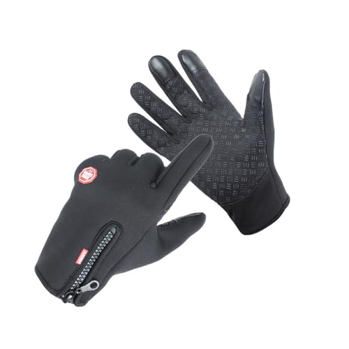 ZAJIWFG Outdoor-Sport-Handschuhe, wasserdichte Männer Und Frauen Motorrad-Handschuhe Im Winter, Touchscreen Ski Angeln Handschuhe (Blau),3# von ZAJIWFG