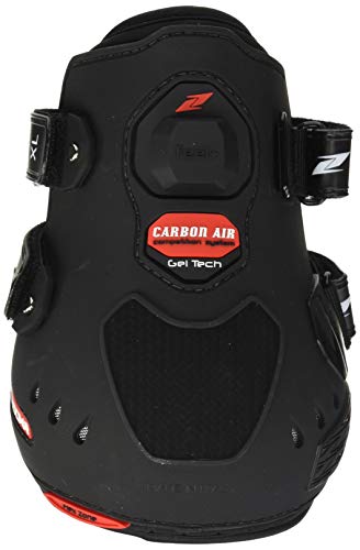 Zandonà Carbon Air Feel Schutzkappen mit Knopfverschluss, Größe M, Schwarz, 4 Stück von Zandonà