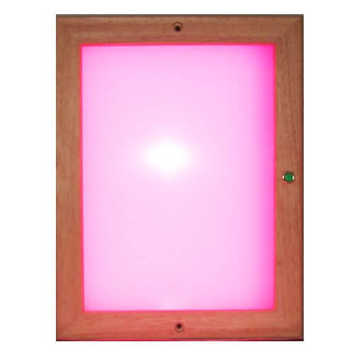 Infrarot Farblichtpaneel LED 24x31 cm mit Fernbedienung von ZANIER Infrarotkabinen