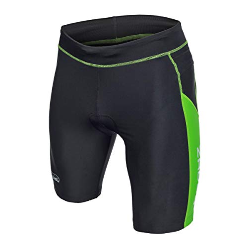 ZAOSU Herren Trishort Z-Revolution | Triathlon Hose Zweiteiler, Farbe:schwarz/grün, Größe:XL von ZAOSU