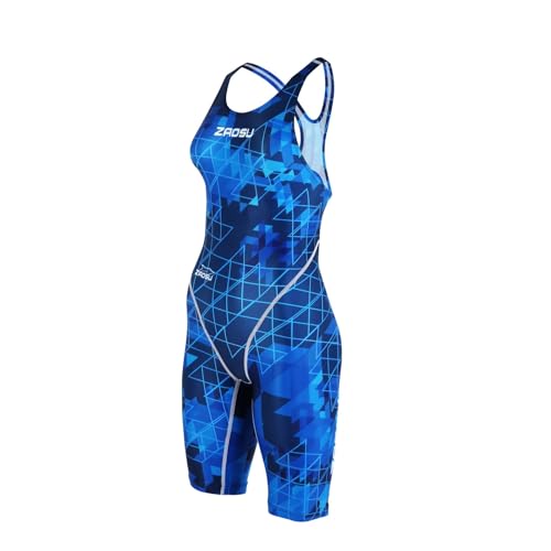 ZAOSU Wettkampf Schwimmanzug Z-Mosaic II für Damen & Mädchen, Größe:152 von ZAOSU