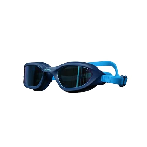 ZAOSU Z-Vigor Schwimmbrille | Wasserdicht, verspiegelt/getönt 180° Panorama Anti-Beschlag UV-Schutz Unisex Erwachsene Jugendliche, Farbe:blau/blau verspiegelte Linse von ZAOSU