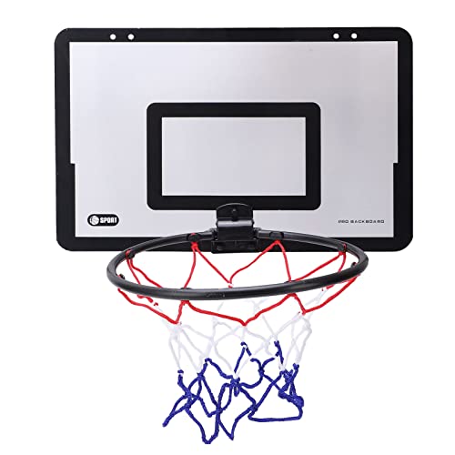 ZAWELIYO Basketballkorb-Set für Innenstoßdämpfung, Doppelte Formgebung mit Komplettem Zubehör, Entwicklung der Hand-Auge-Koordination von ZAWELIYO
