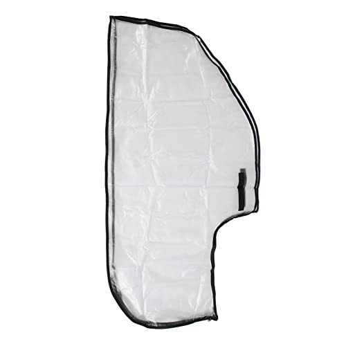 ZAWELIYO Transparenter, Wasserdichter Golftaschen-Regenschutz mit Reißverschluss, Strapazierfähiges PVC-Material, Hält Taschen Trocken, Geeignet für die Meisten Golftaschen, für von ZAWELIYO