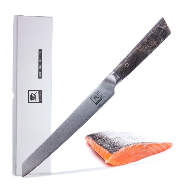 ZAYIKO Damastmesser DAITO PROFI LINE "Fleischmesser" - Ahornholz - ... von ZAYIKO