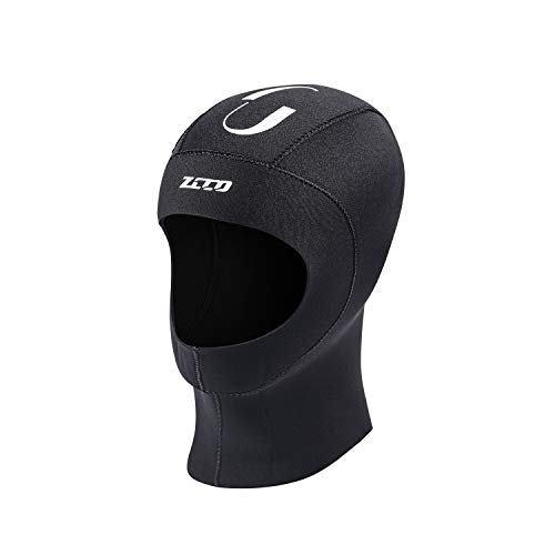 ZCCO Tauchhaube 3MM Neopren Haube Sie warme Kopfhaube, dauerhafte Bewegung für Tauchen Schnorcheln Surf-Kajakfahren Schwimmen Segeln Kanusport（3mm,XL von ZCCO