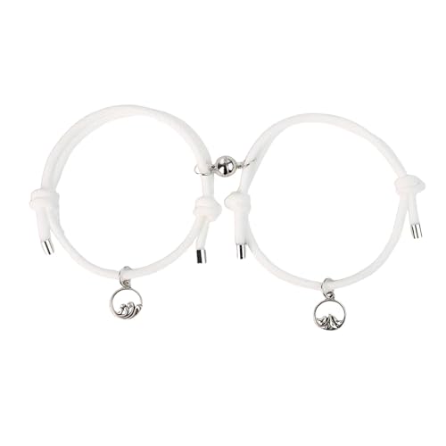 ZCCZJS Armbänder Edelstahl -Gabel Armband Geschenkpaar C Typ Open Armband gefülltes Reifenohrringe von ZCCZJS
