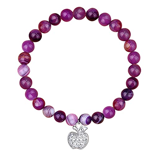 ZCCZJS Armbänder Kirschgrün Armband Frauen Sommer und wohlhabende Karriere -Transfer Perlen Crystal Teal Western von ZCCZJS