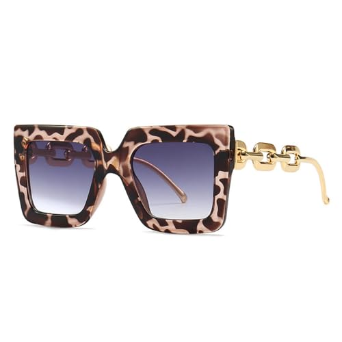 ZCCZJS Frauen Sonnenbrille für Damen Sonnenbrillen Vintage Metallketten Brillentöne ZCCZJS Frauen Sonnenbrille für Damen Sonnenbrillen Vintage Metallketten Brillentöne von ZCCZJS
