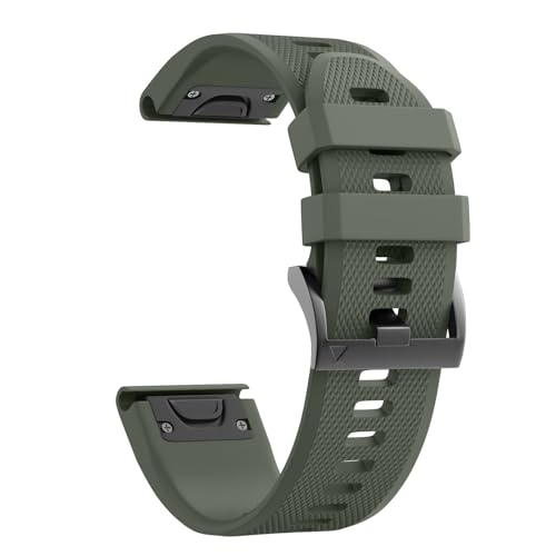ZCCZJS Für Fenix 5/Fenix 6/Fenix 7 Band 22mm Silicon Uhrenband für Fenix 5 Plus/Fenix 6 Pro/Fenix 7 Pro/Forerunner 935 von ZCCZJS