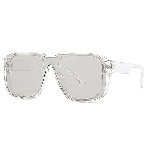 ZCCZJS Retro One -Stück Sonnenbrille Männer spiegeln Schatten UV400 Flat Top Männer Sonnenbrille Spiegel ZCCZJS Retro One -Stück Sonnenbrille Männer spiegeln Schatten UV400 Flat Top Männer Sonnenbrille Spiegel von ZCCZJS