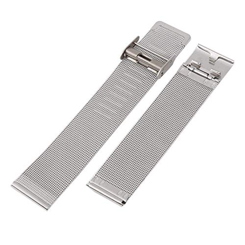 ZCCZJS Wachgurt Edelstahl Uhrenband Universal Metal Watchgurt Armband 12 mm 14 mm 16 mm 18 mm 20 mm 22 mm 24 mm von ZCCZJS