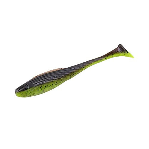 ZECK - Angelköder, Kunstköder, Gummifisch - BA Sexy Swimmer | 14cm - Moor Kiwi | 4 STK. von ZECK