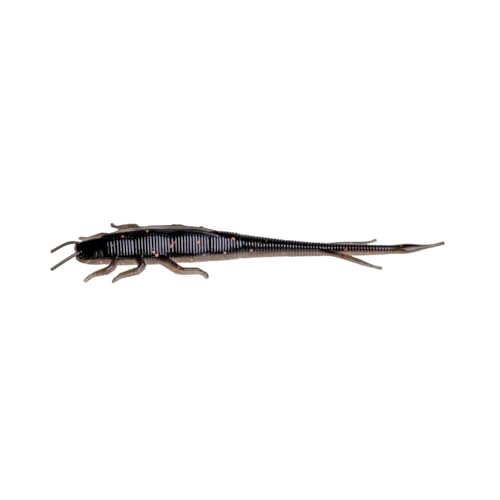 ZECK - Angelköder, Kunstköder, Gummifisch - BA Shaky Sneaker | 10cm - Dark Goby | 7 STK. von ZECK