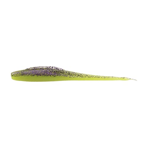 ZECK - Angelköder, Kunstköder, Gummifisch - BA Shaky Stick | 10cm - Purple Chartreuse | 7 STK. von ZECK