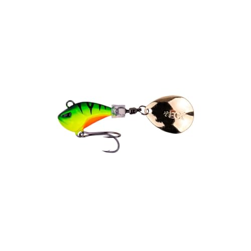ZECK - Mini Jig Spinner, Spin-Jig, Bleikopfspinner, Kunstköder, Angelköder - Mini Rogue Runner | 5 g - Firetiger von ZECK