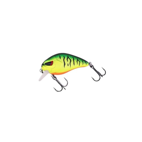 ZECK Wobbler/Kleiner Crankbait für Barsch, Forelle & Döbel - Danny 2.0 | 4,5 cm | 0,5 m F - Firetiger von ZECK