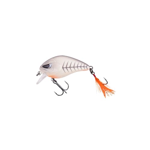 ZECK Wobbler/Kleiner Crankbait für Barsch, Forelle & Döbel - Danny | 4,5 cm | 0,5 m F - Spook (BA) von ZECK