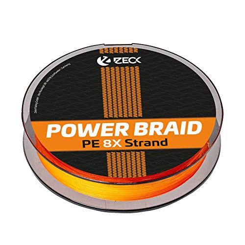 Zeck geflochtene Angelschnur - Powerbraid 8X 0,18mm 300m Orange von ZECK