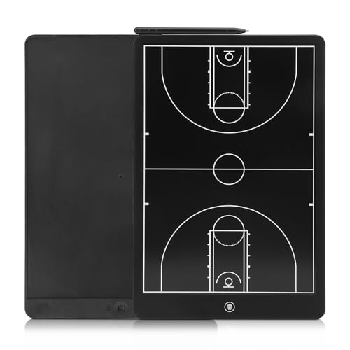 LCD Elctronic Taktiktafel,Basketball Taktiktafel mit Tacical Pen,Erasable Tactical Drawing Board für Fußball, Basketball, Baseball Meisterschaft oder Training von ZEMBSOYA