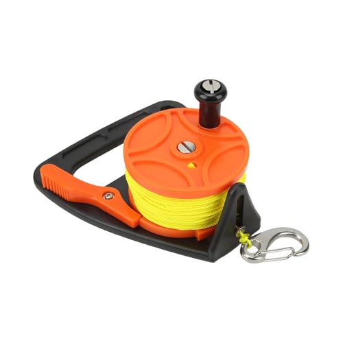 ZEPFJHE Scubas Ratschen Tauchgänge Rollen Mit Griffstop Schalter Hohe Sichtbarkeit Retractable Line Diving Finger Spool Easy Nutzung Scubas Ratschen Tauchgänge Mit Griffstop Schalter von ZEPFJHE