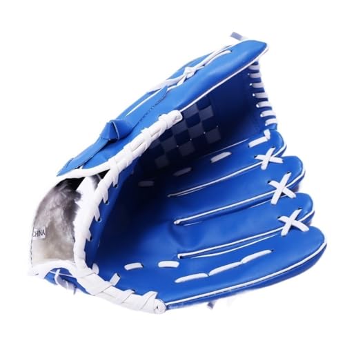 Baseball Handschuhe Baseballhandschuhe for Kinder und Erwachsene Baseballhandschuh(Color:Blue,Größe:10.5 inch) von ZHAOYUQI
