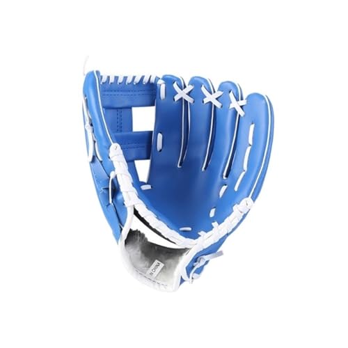 Baseball Handschuhe Outdoor-Sportausrüstung, DREI Farben, Softball-Übungs-Baseballhandschuh for Erwachsene, Männer und Frauen Baseballhandschuh(Color:Blue,Größe:10.5 Inches) von ZHAOYUQI