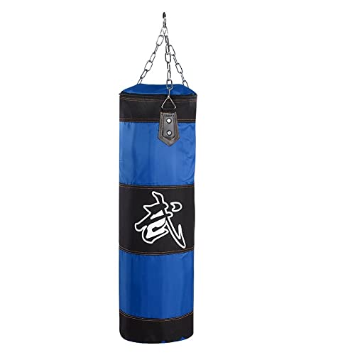 Boxsack Stehend Leerer Box-Sandsack for Aufhängen, Kick-Sandsack, Boxtraining, Kampf, Karate-Sandsack Boxsack Erwachsene(Color:Blue 80cm) von ZHAOYUQI