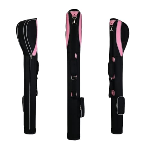 Golf-Tragebags 1 Stück Golftasche Golftasche männliche und weibliche Halterungstasche bietet Platz for 7 tragbare Golftaschen(Color:Pink) von ZHAOYUQI