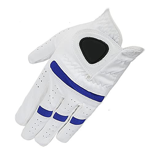 ZHAOYUQI Golfhandschuhe Golfhandschuhe Männer linken weiche superfaser Tuch atmungsaktive Handschuhe Golf Outdoor zubehör Golfhandschuhe Damen(Größe:22) von ZHAOYUQI