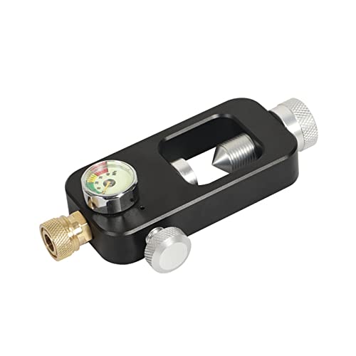 ZHELLY Tauchausrüstung, Mini-Sauerstoffflaschenadapter for Tauchausrüstung (Color : Black Adapter (Mpa dial), Size : Medium) von ZHELLY