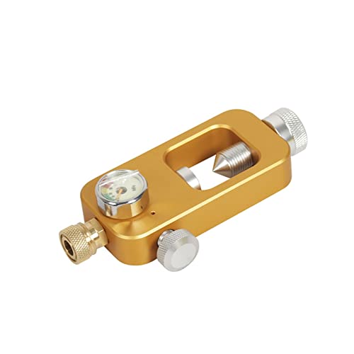 ZHELLY Tauchausrüstung, Mini-Sauerstoffflaschenadapter for Tauchausrüstung (Color : Golden Adapter (Mpa dial), Size : Medium) von ZHELLY