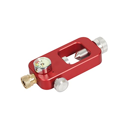 ZHELLY Tauchausrüstung, Mini-Sauerstoffflaschenadapter for Tauchausrüstung (Color : Red Adapter (Mpa dial), Size : Medium) von ZHELLY