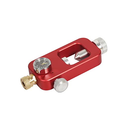 ZHELLY Tauchausrüstung, Mini-Sauerstoffflaschenadapter for Tauchausrüstung (Color : Red Adapter (psi dial), Size : Medium) von ZHELLY